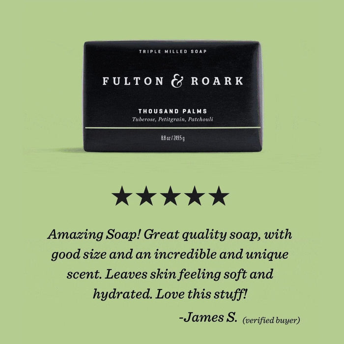 Fulton & Roark Thousand Palms Bar Soap (249.5g) Bar Soaps Fulton & Roark