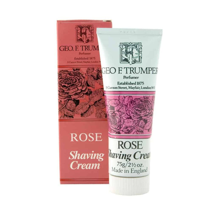 Geo. F. Trumper Rose Shaving Cream (size options) Shaving Creams Geo. F. Trumper Tube (75g)