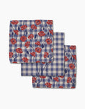 Geometry Dishcloth: Forever Free Poppies