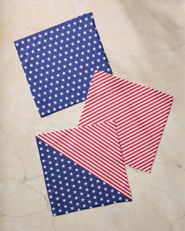 Geometry Dishcloth: Liberty