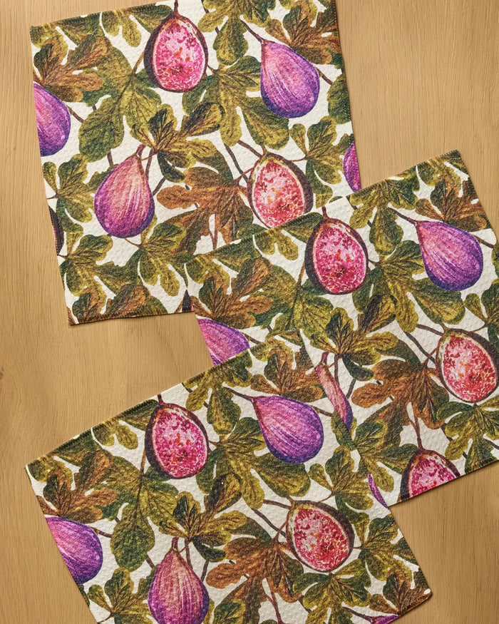 Geometry Dishcloth: Wild Fig
