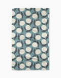 Geometry Kitchen Tea Towel: Bouncing Blooms
