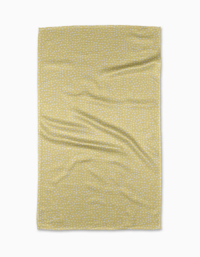 Geometry Kitchen Tea Towel: Buttermilk
