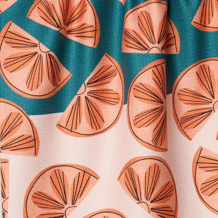 Geometry Kitchen Tea Towel: Citrus Slices