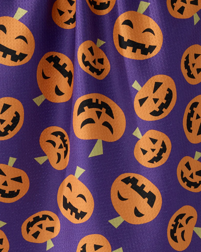 Geometry Kitchen Tea Towel: Gourd Gang (Purple)