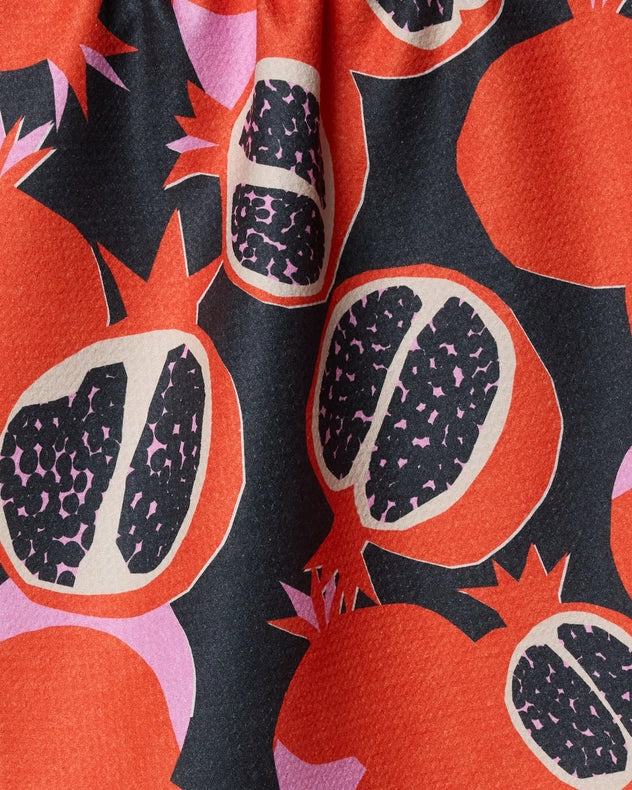 Geometry Kitchen Tea Towel: Graphic Pomegranates