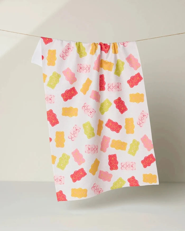 Geometry Kitchen Tea Towel: Gummy Bear