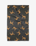 Geometry Kitchen Tea Towel: Horses
