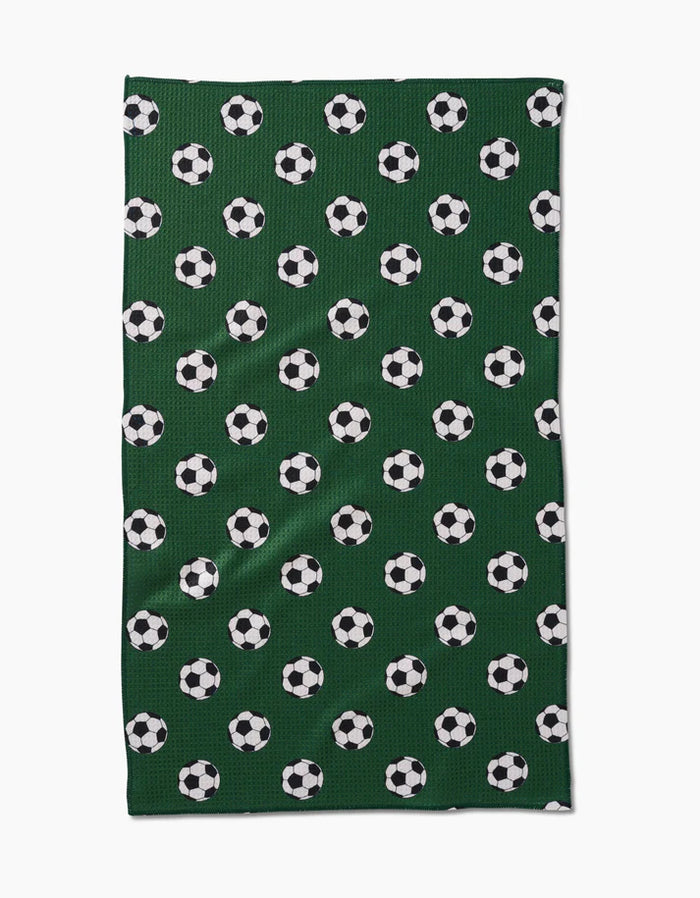 Geometry Kitchen Tea Towel: Kick Off