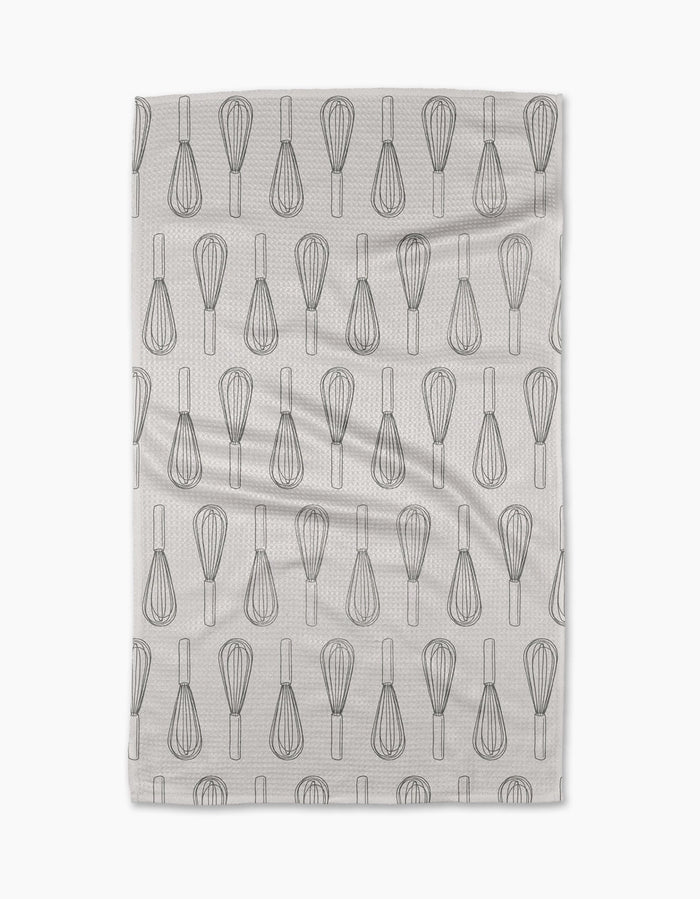 Geometry Kitchen Tea Towel: Kitchen Whisks