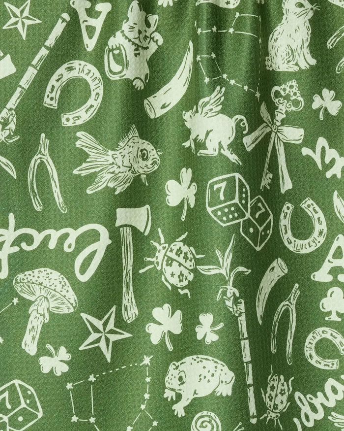 Geometry Kitchen Tea Towel: Lucky Draw Symbols