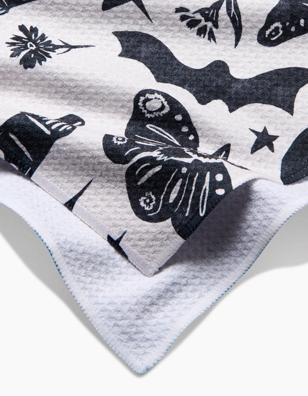 Geometry Kitchen Tea Towel: Moths and Things