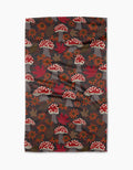 Geometry Kitchen Tea Towel: Mushroom Forest