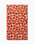 Geometry Kitchen Tea Towel: Persimmons