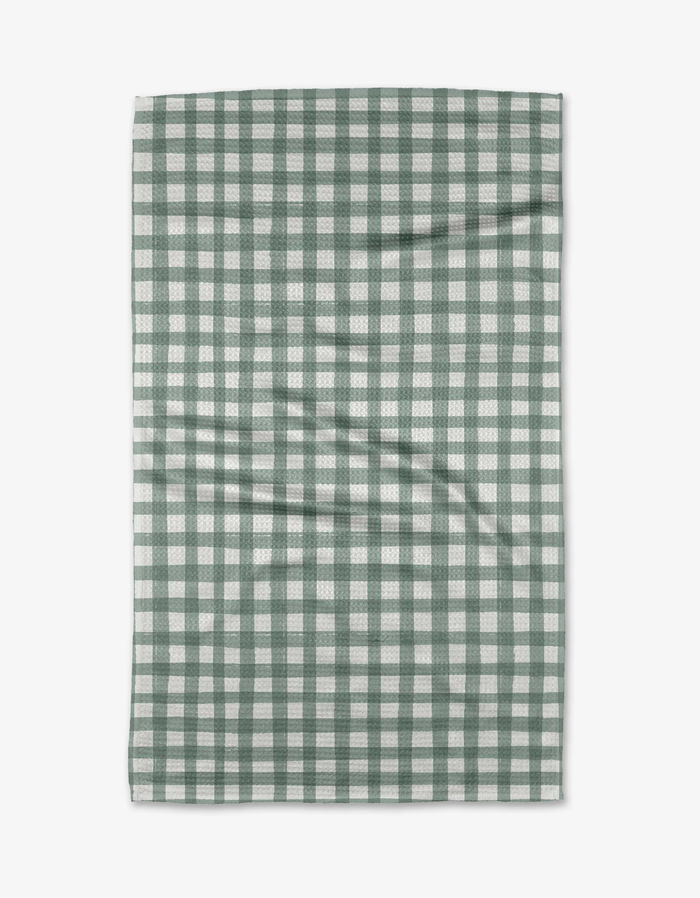 Geometry Kitchen Tea Towel: Picnic Gingham