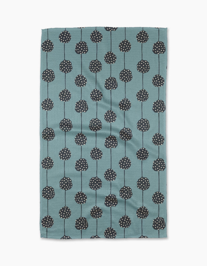 Geometry Kitchen Tea Towel: Polka Dot Garland