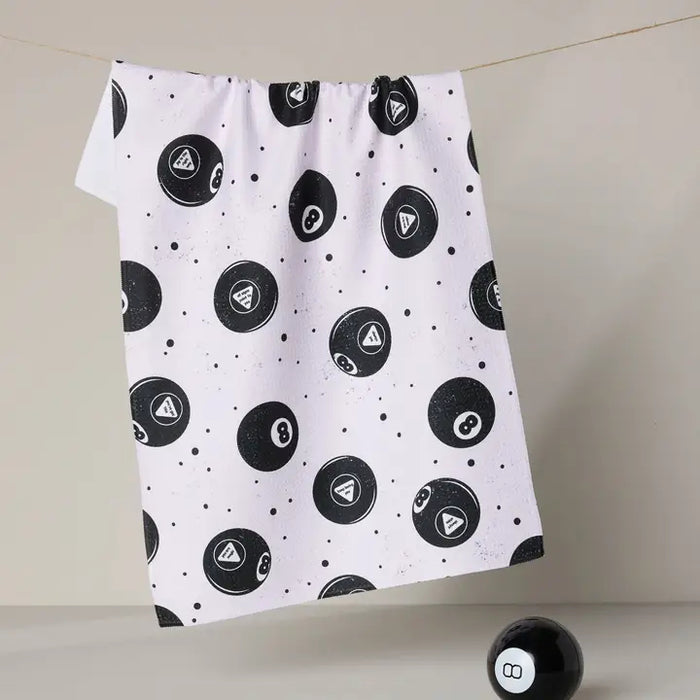 Geometry Kitchen Tea Towel: Positive Future