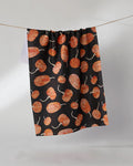 Geometry Kitchen Tea Towel: Pumpkin Hollow