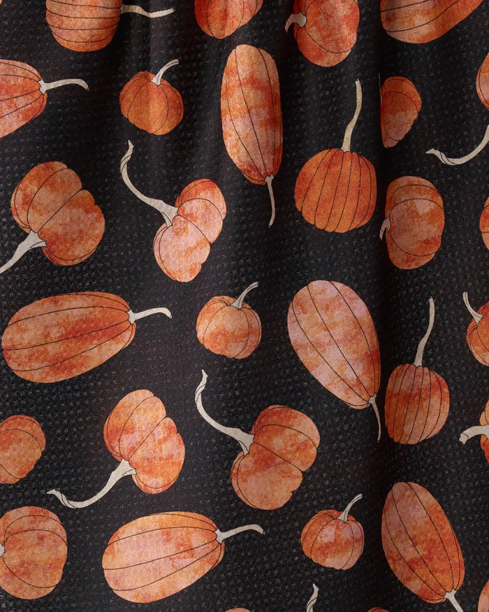 Geometry Kitchen Tea Towel: Pumpkin Hollow