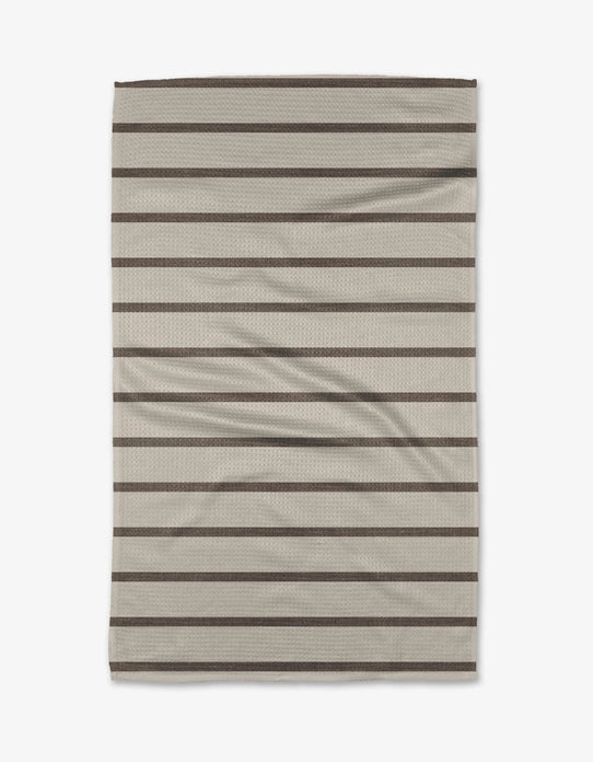 Geometry Kitchen Tea Towel: Salt Air Stripe