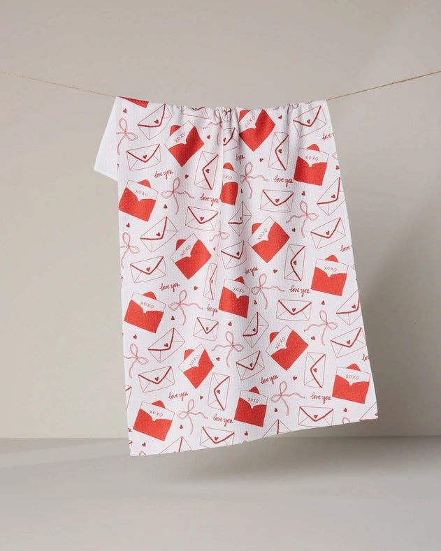 Geometry Kitchen Tea Towel: Signed
