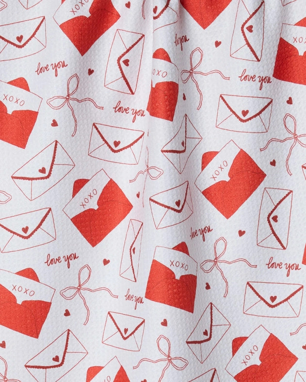 Geometry Kitchen Tea Towel: Signed