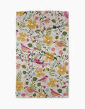 Geometry Kitchen Tea Towel: Summer Songbirds