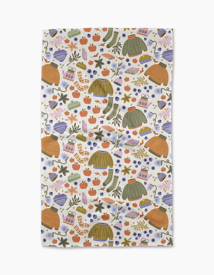 Geometry Kitchen Tea Towel: Sweater Weather