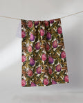 Geometry Kitchen Tea Towel: Wild Fig