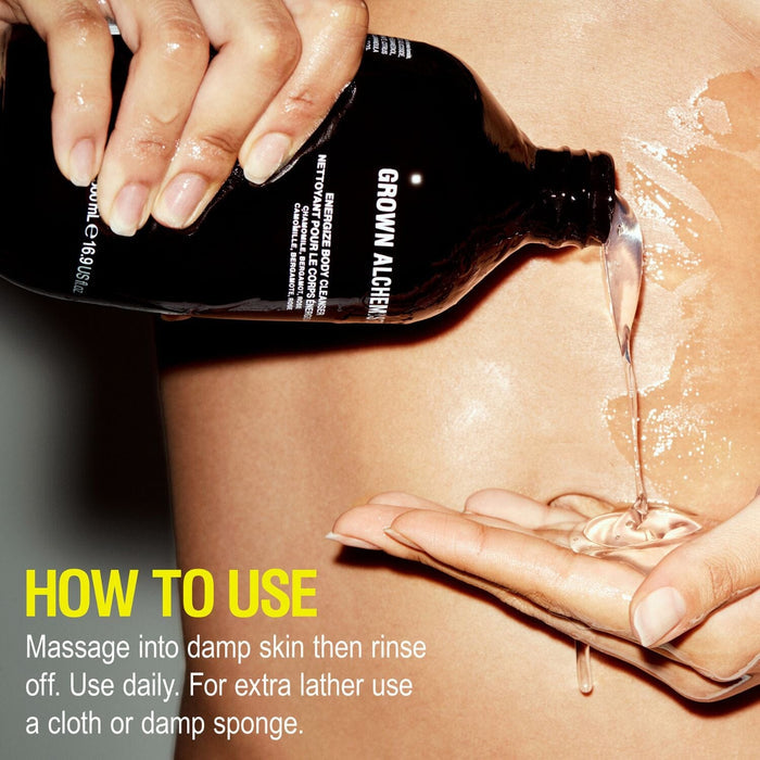 Grown Alchemist Energize Body Cleanser (500ml) Shower Gels & Washes Grown Alchemist
