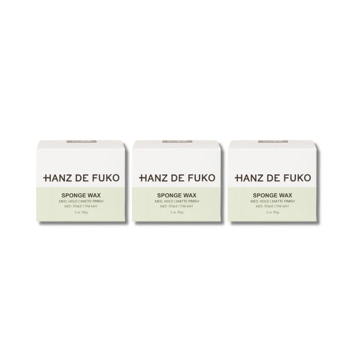 Hanz de Fuko Sponge Wax Trio (3 x 56g) Putties & Pastes Hanz de Fuko