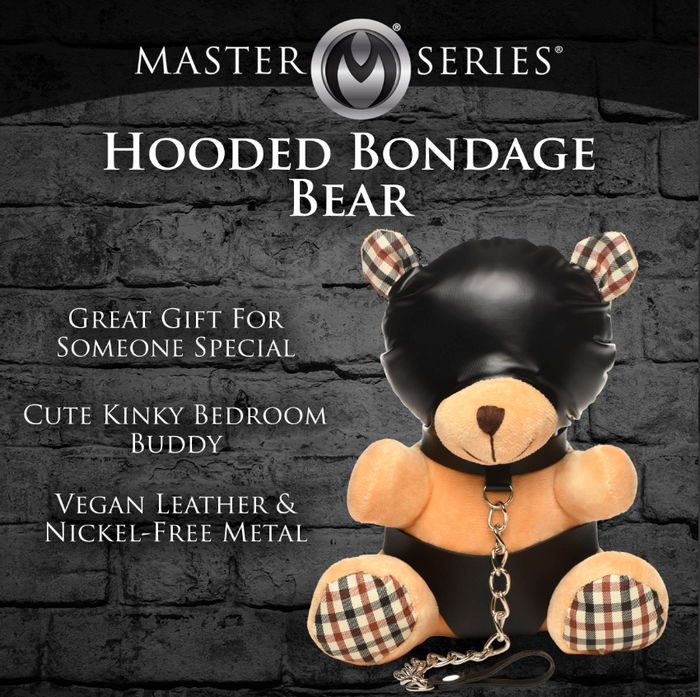 Hooded Bondage Teddy Bear