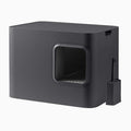 Hoopo Dome Cat Litter Box-Cat Litter Box-Hoopo- Silver Circle Pets