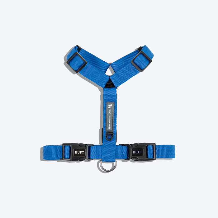HUFT Basics Dog H-Harness - Cobalt Blue - Heads Up For Tails