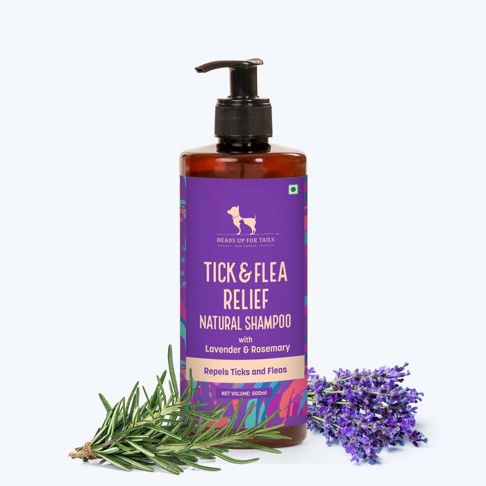 HUFT Natural Tick & Flea Repellent Shampoo for Dogs_01