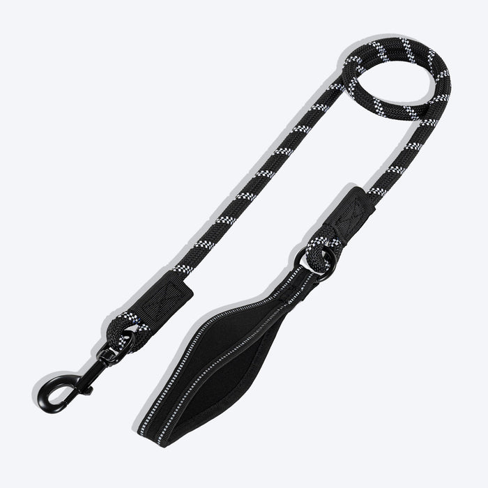 HUFT Rope Leash For Dog - Black - 1.2 m - Heads Up For Tails