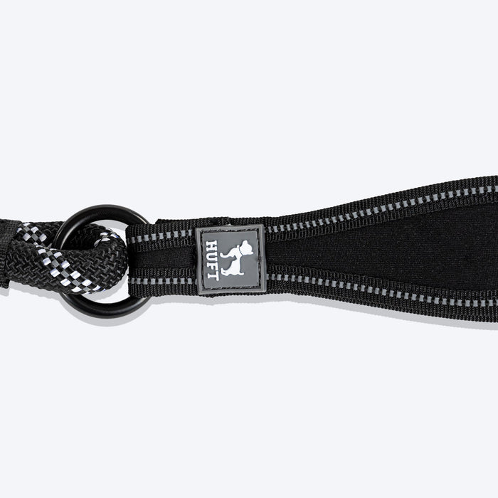 HUFT Rope Leash For Dog - Black - 1.2 m - Heads Up For Tails