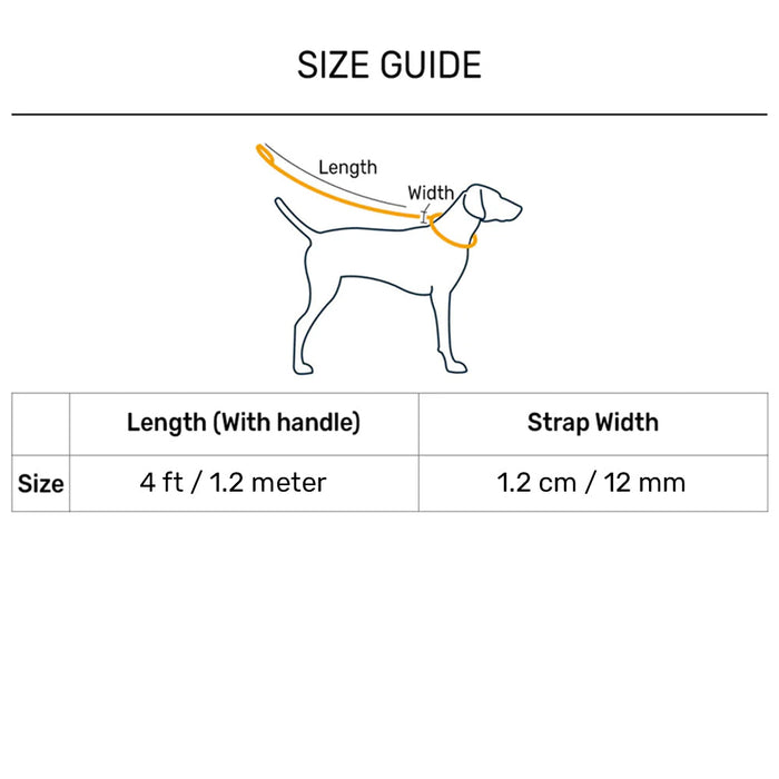 HUFT Rope Leash For Dog - Blue - 1.2 m - Heads Up For Tails