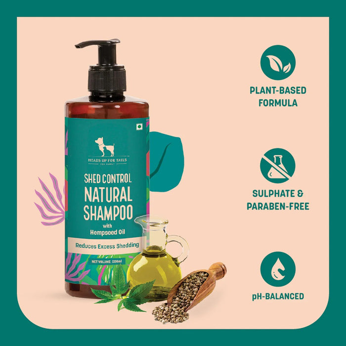 HUFT Shed Control Natural Shampoo For Dog - 200 ml