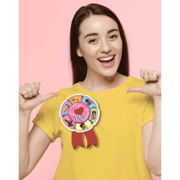 I Love Dick - Large Party Ribbon