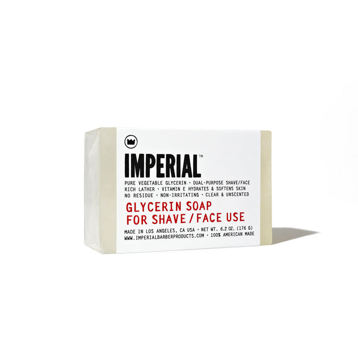 Imperial Glycerin Shave/Face Soap (176g) Shaving Soaps Imperial Barber Products