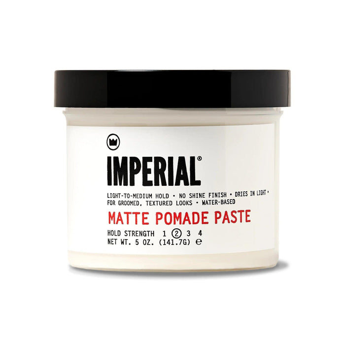 Imperial Matte Pomade Paste (Size Options) Pomades Imperial Barber Products 141.7g