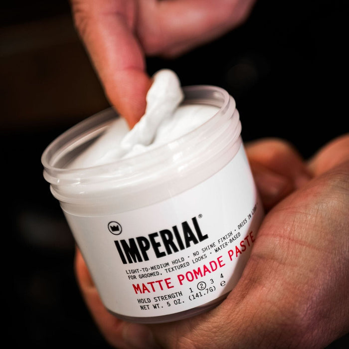 Imperial Matte Pomade Paste (Size Options) Pomades Imperial Barber Products