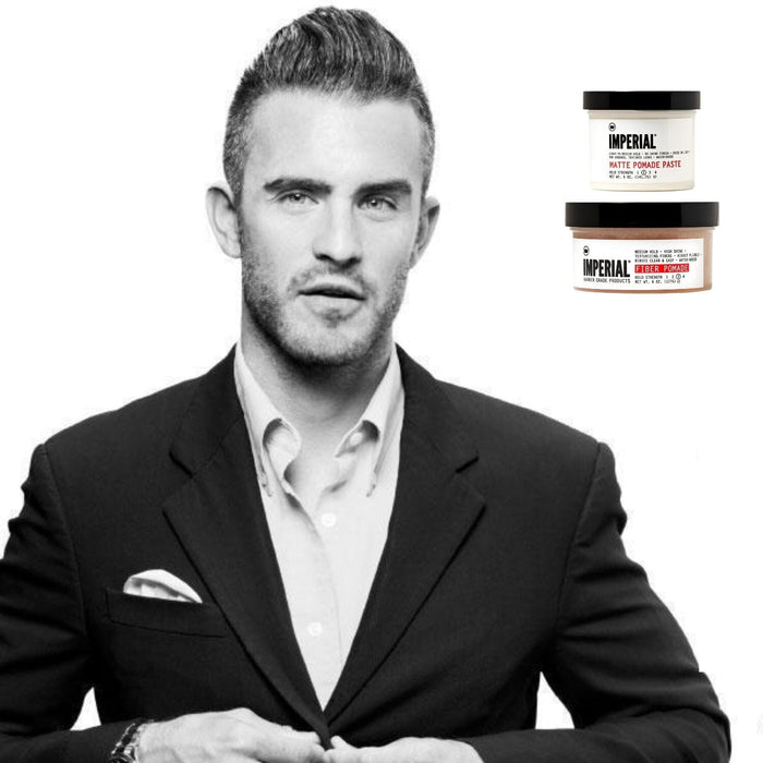 Imperial Matte Pomade Paste (Size Options) Pomades Imperial Barber Products