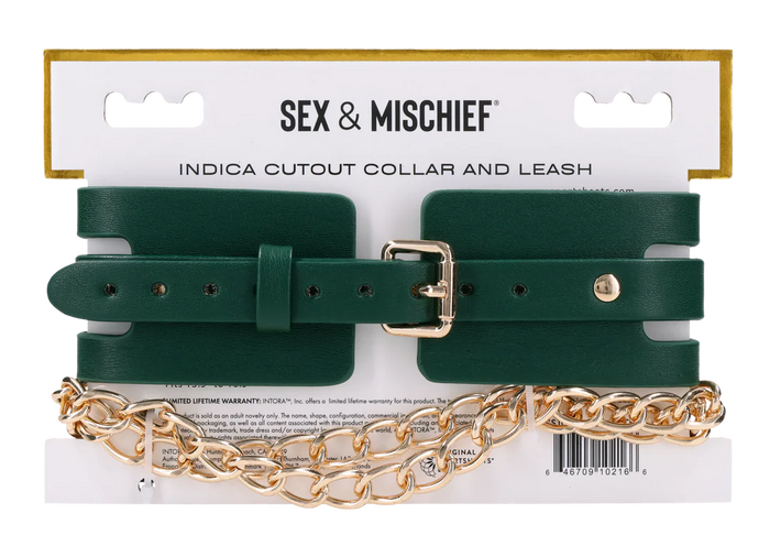 Indica Cutout Collar and Leash