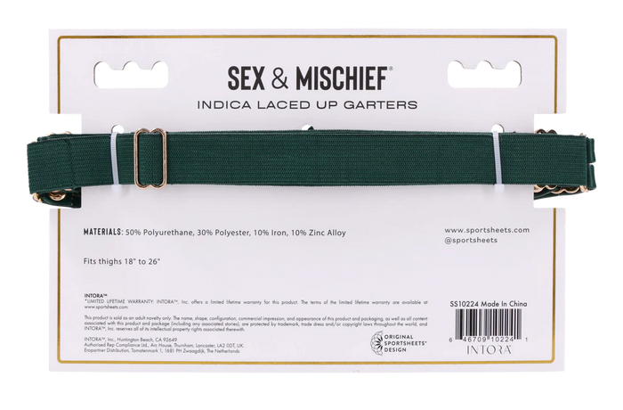 Indica Laced Up Garters