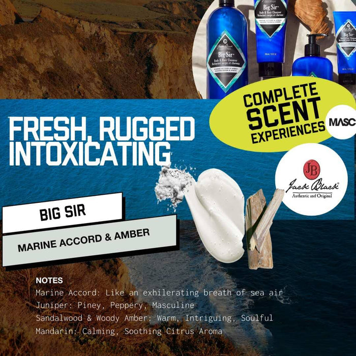 Jack Black Big Sir Refreshing Body Lotion (473ml) Body Moisturizers Jack Black