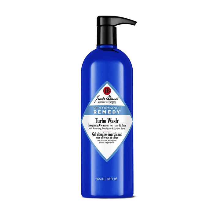 Jack Black Turbo Wash Energizing Hair & Body Cleanser (Size Options) Shower Gels & Washes Jack Black 975ml