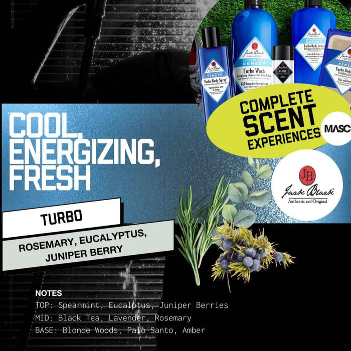 Jack Black Turbo Wash Energizing Hair & Body Cleanser (Size Options) Shower Gels & Washes Jack Black