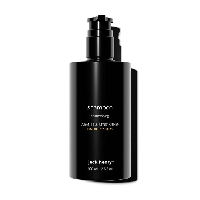 Jack Henry Shampoo - Hinoki Cypress (400ml) Shampoos Jack Henry
